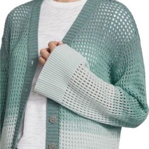 ATM Anthony Thomas Melillo Gradient Open-Knit Cardigan